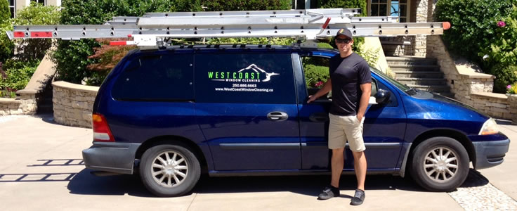 West Coast Window Cleaning owner, Jesse Silva